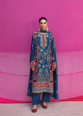 The Empress By Emaan Adeel Embroidered Chiffon 3 Piece Unstitched Suit EA25TEFW D-VELANIS